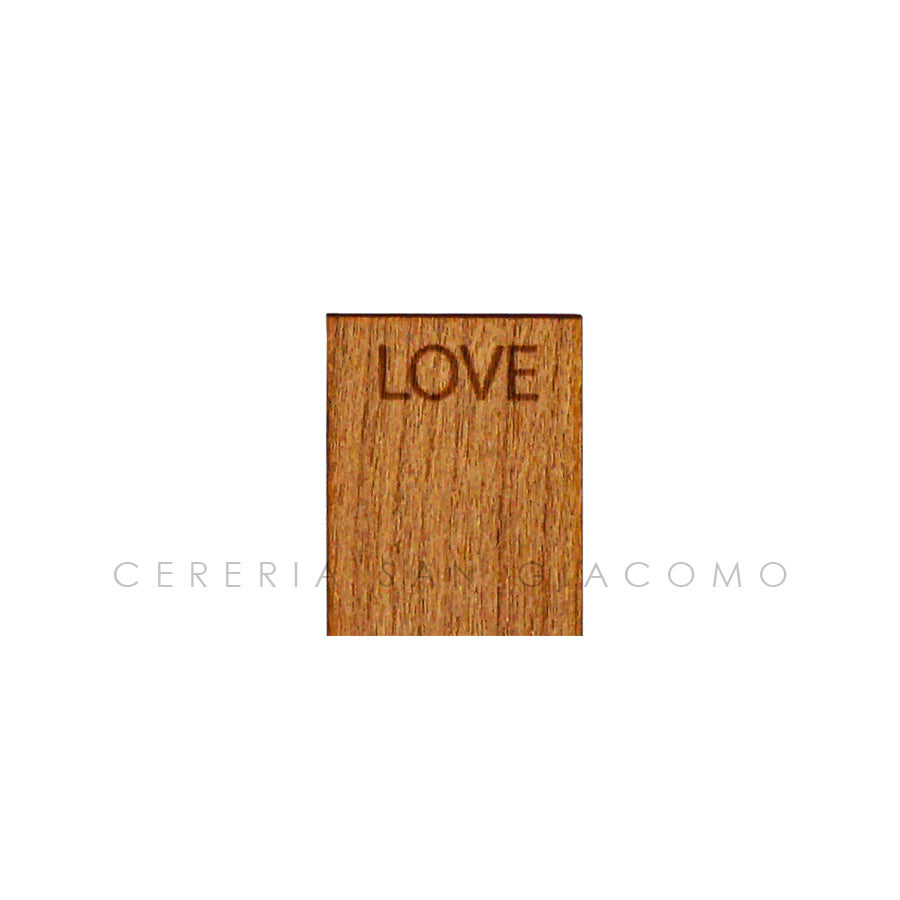 Stoppini in legno "Word WoodWick LOVE" 0.8 mm. (copia) Candele.it