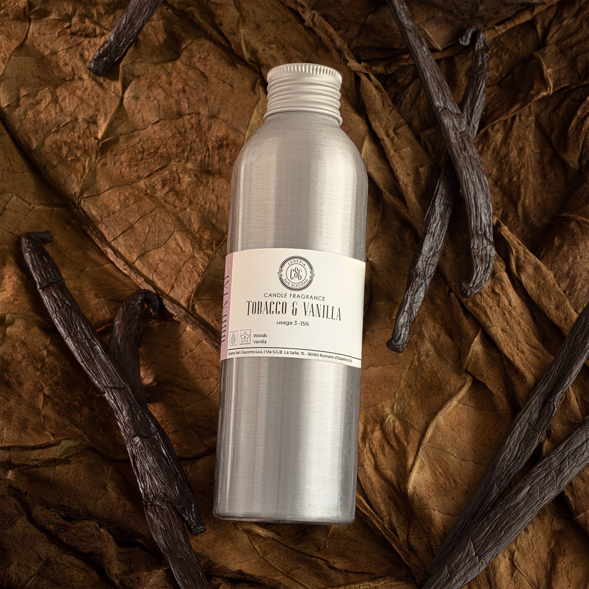 Tobacco & Vanilla (Tabacco & Vaniglia) Cereria San Giacomo