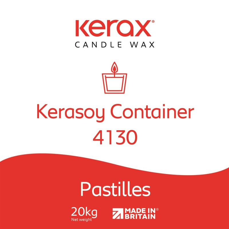 Cera di Soia blend KeraSoy 4130 per candele su contenitori Kerax
