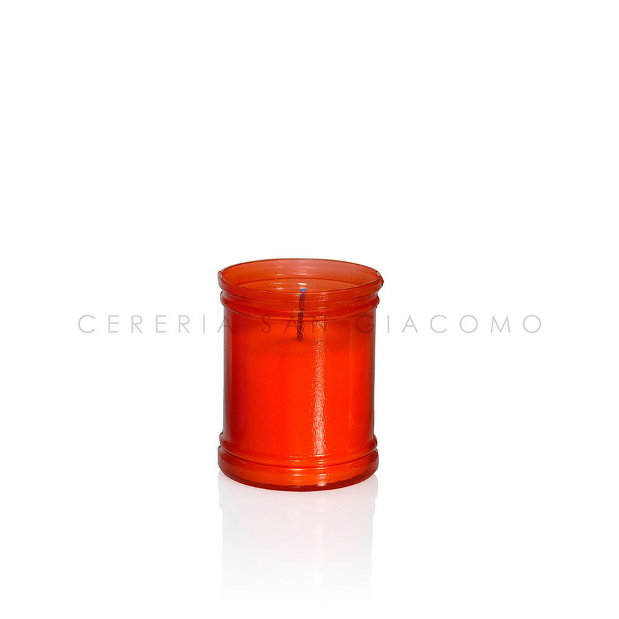 Cero Votivo Art. 20 Rosso senza disco Ø 65 Mm. H 80 Mm. scatola da 60 pezzi Candele-cereriasangiacomo