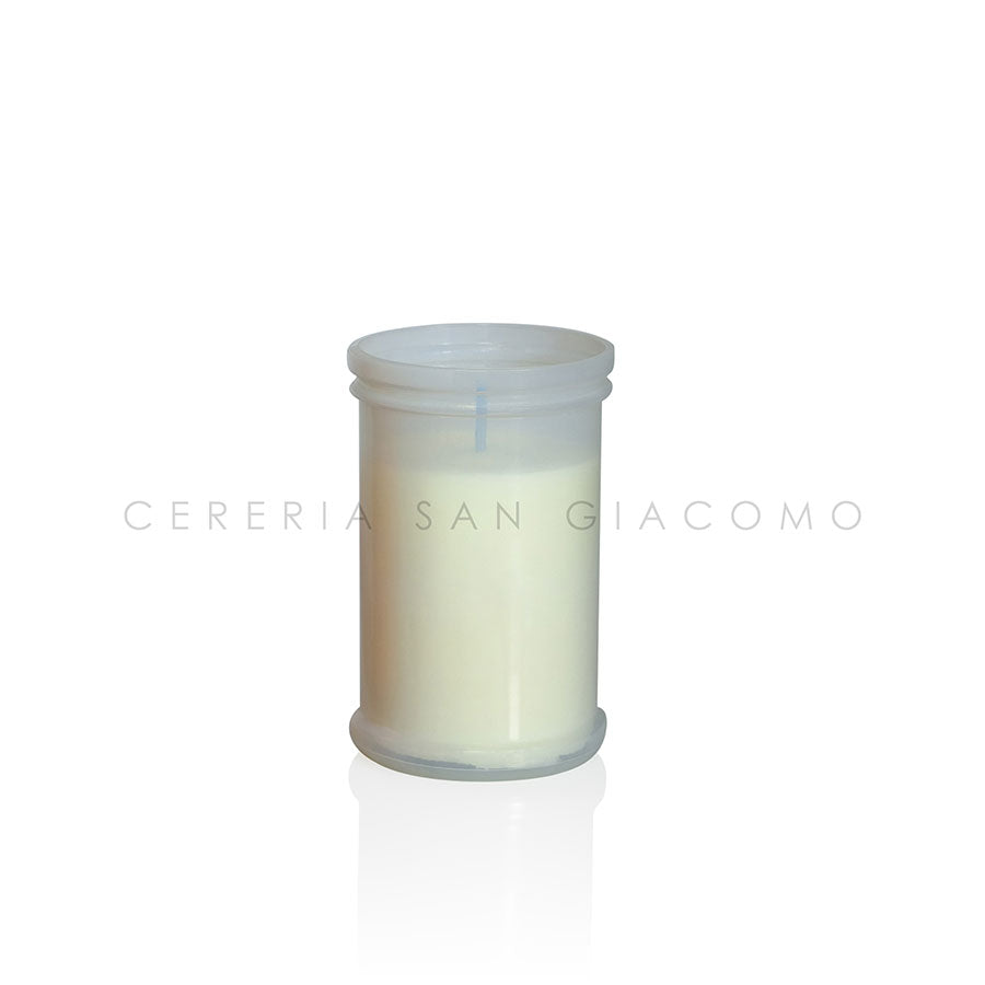 Cero Votivo Art. 30T Bianco Ø65 h 105 mm. senza disco scatola da 60 Candele-cereriasangiacomo