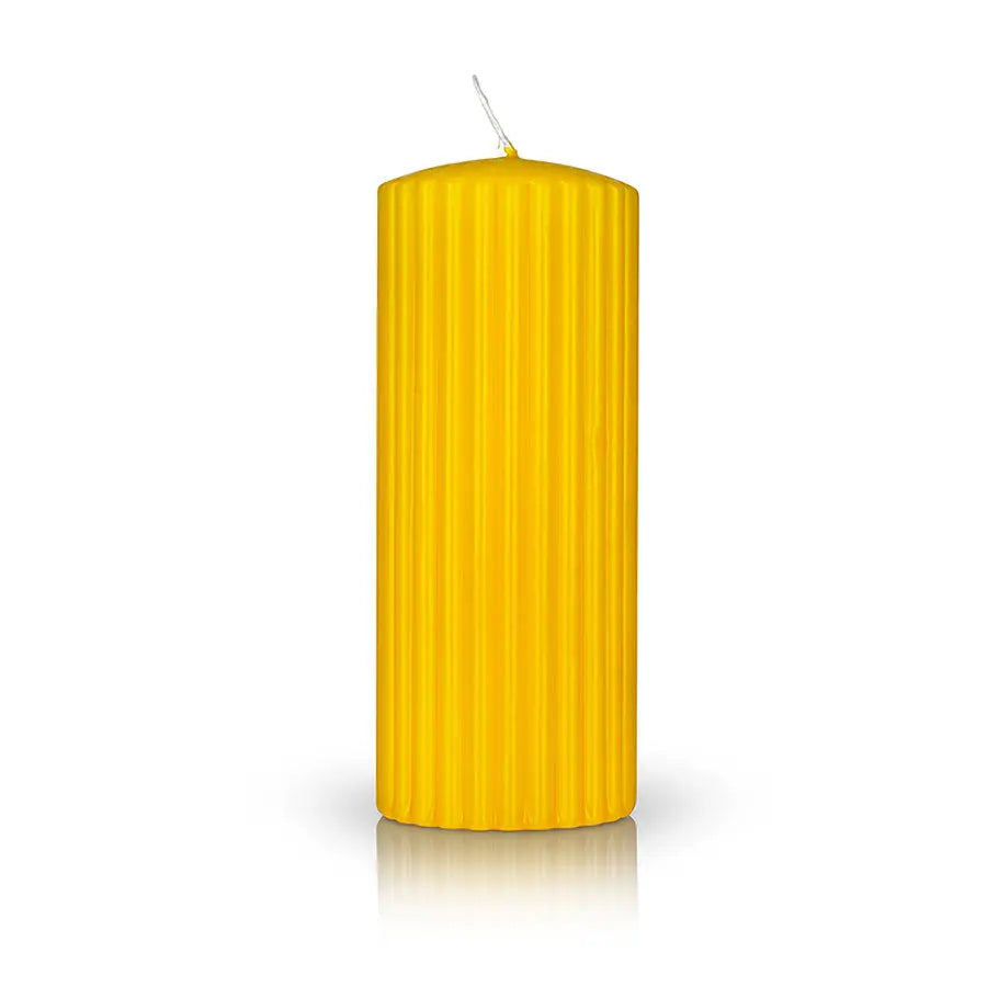 Candele cilindriche Rigate Ø80 mm. h 200 mm. Candele-cereriasangiacomo