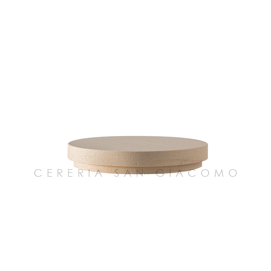 Tappo in faggio levigato per bicchieri da 30 Cl. Cereria San Giacomo