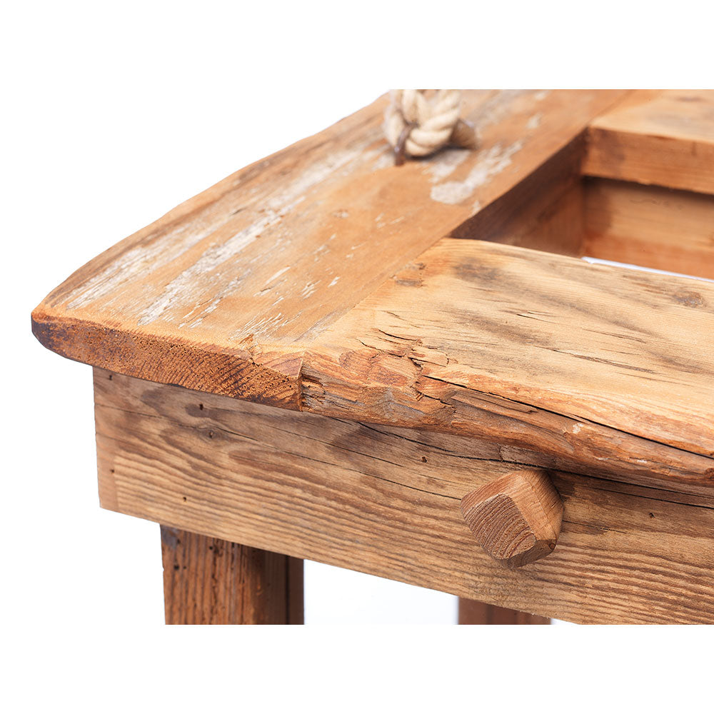 Lanterna in Legno di Maso h 80 cm. Candele-cereriasangiacomo