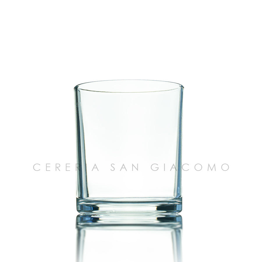 Bicchiere in vetro trasparente da 25 cl. Ø 74 mm. h 83 mm. confezione da 6 Cereria San Giacomo