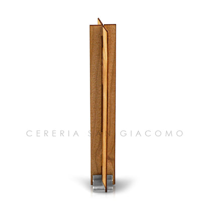 Stoppini in legno "Croce WoodWick" 0.8 mm. Cereria San Giacomo