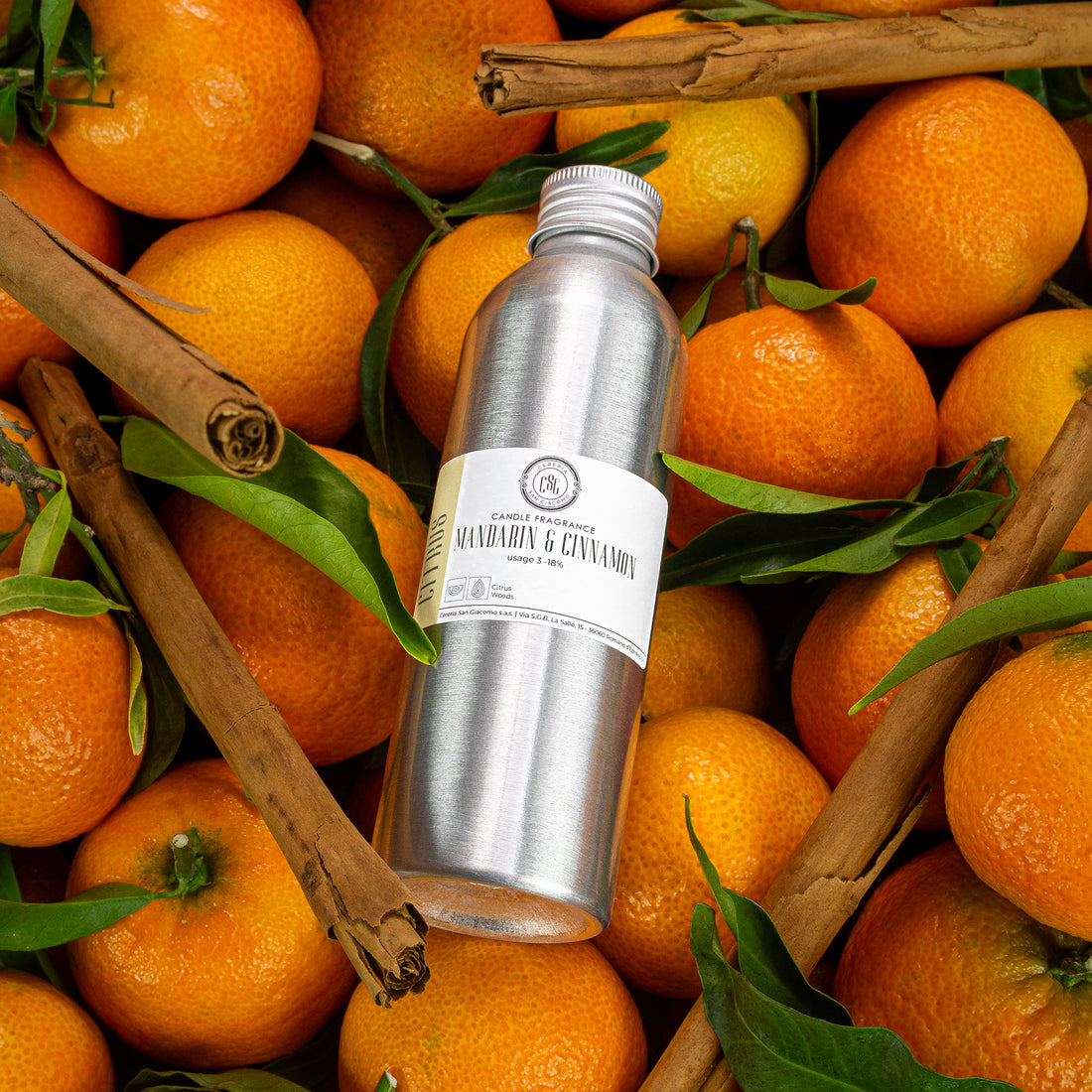 Mandarin & Cinnamon (Mandarino & Cannella) Cereria San Giacomo