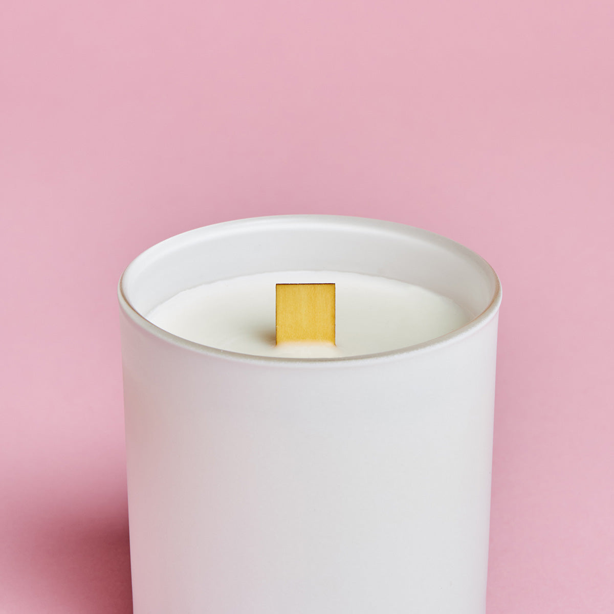 Candela profumata personalizzata Bicchiere Satinato Bianco Candele.it