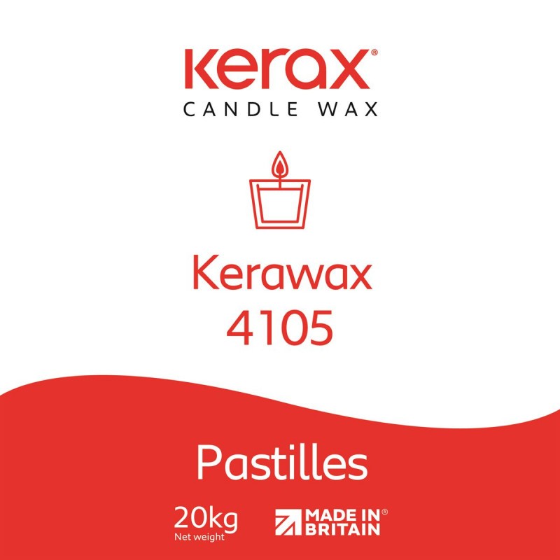 Cera di Colza e Paraffina in blend Kerawax 4105 per candele su contenitori Kerax