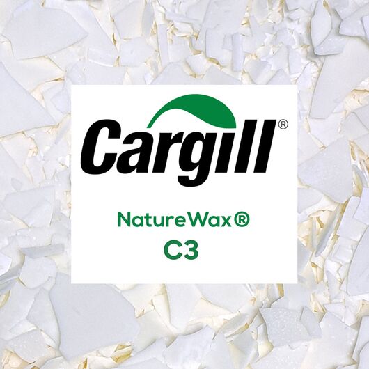 Cera di Soia Cargill NatureWax C3 in scaglie per candele su contenitori Cargill