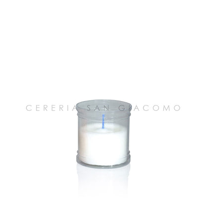 Cero Votivo Art. 15 Trasparente senza disco Ø 65 Mm. H 70 Mm. scatola da 90 pezzi Candele-cereriasangiacomo