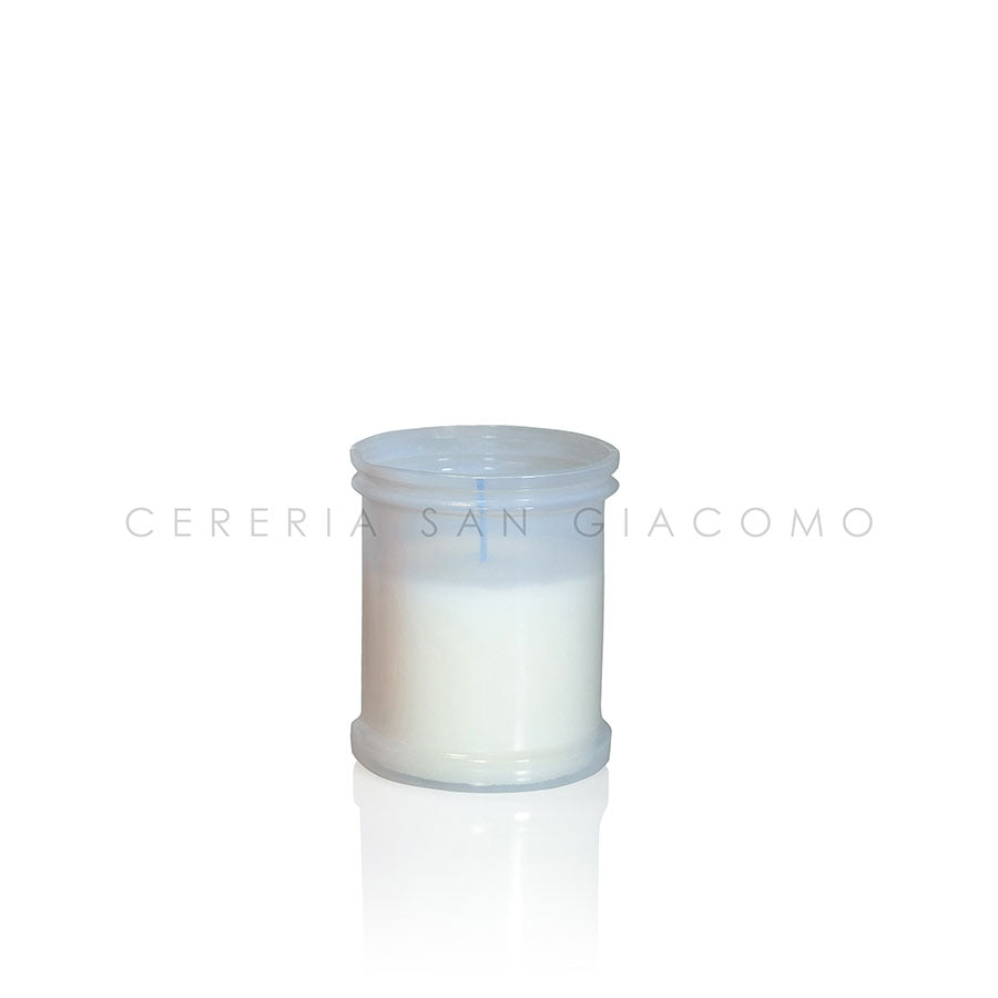 Cero Votivo Art. 20 Bianco senza disco Ø 65 Mm. H 80 Mm. scatola da 60 pezzi Candele-cereriasangiacomo