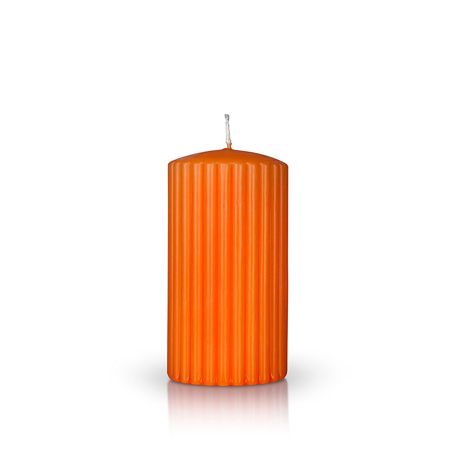 Candele cilindriche Rigate Ø80 mm. h 150 mm. Candele-cereriasangiacomo