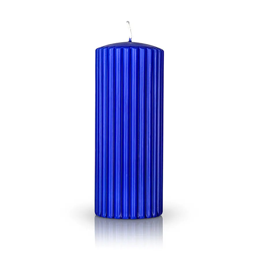 Candele cilindriche Rigate Ø80 mm. h 200 mm. Candele-cereriasangiacomo