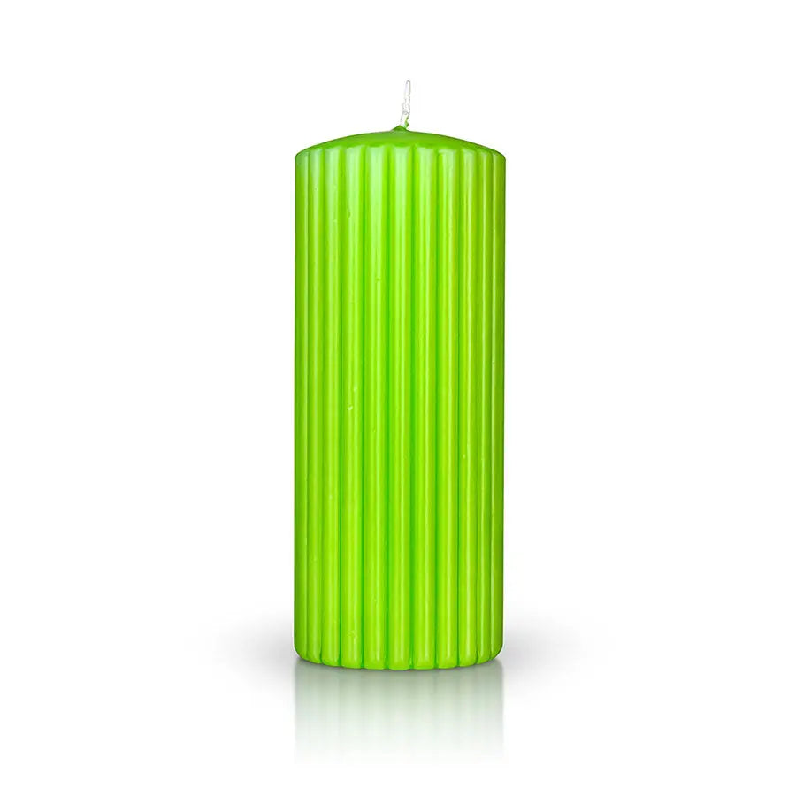 Candele cilindriche Rigate Ø80 mm. h 200 mm. Candele-cereriasangiacomo