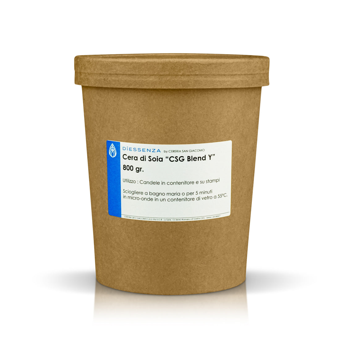 Cera di Soia Ecologica "CSG Blend Y" per candele profumate Cereria San Giacomo