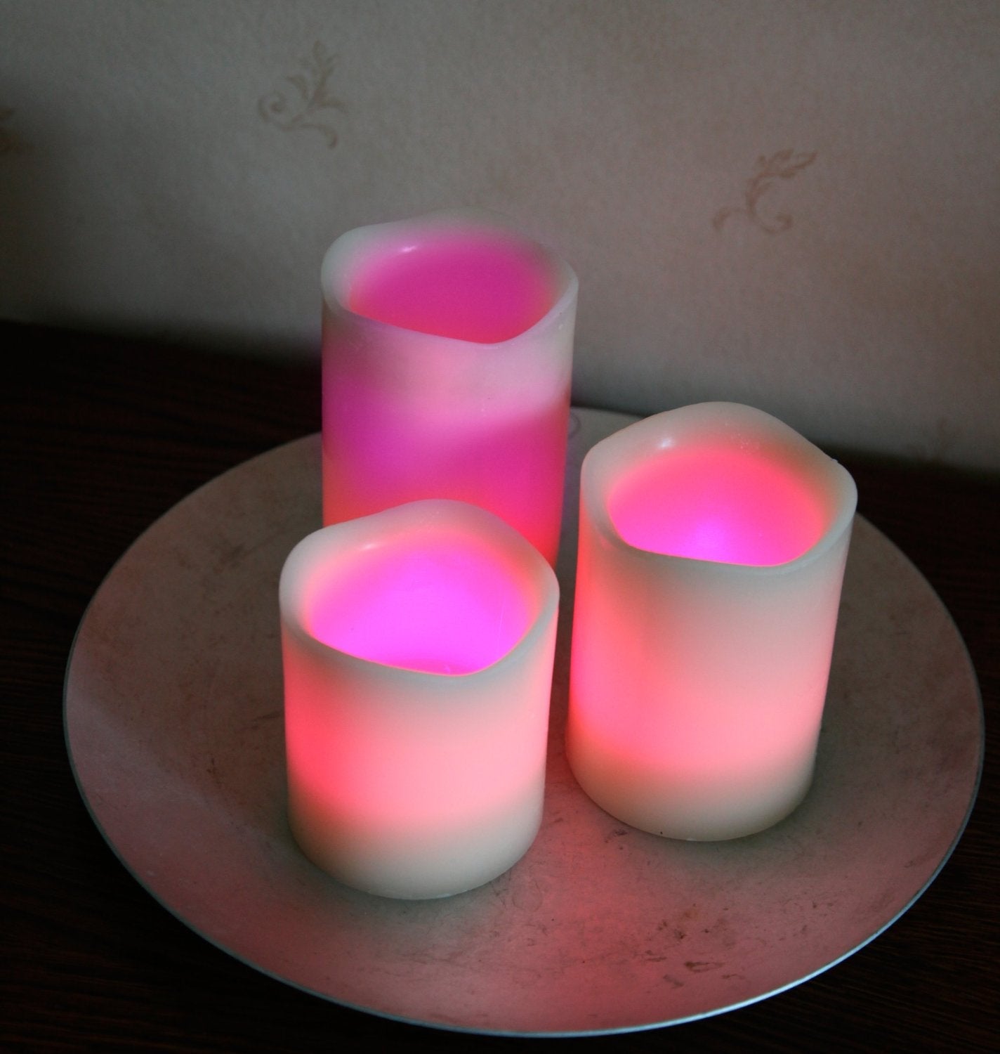 Candele cilindriche a Led 12 colori con vera cera naturale con Timer e Telecomando Candele-cereriasangiacomo