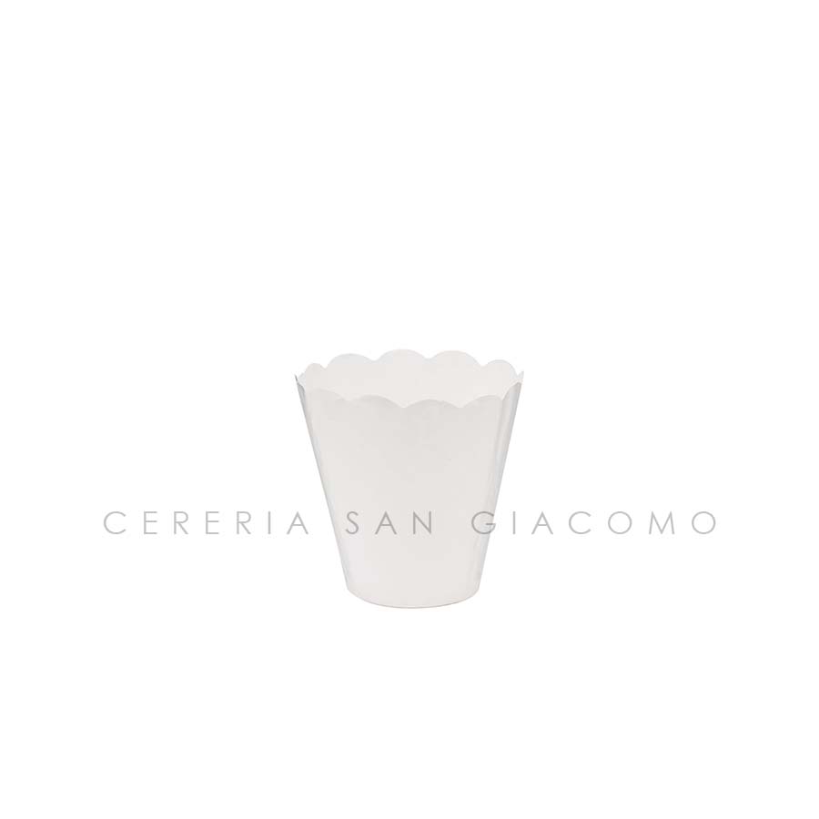 Flambeaux Bianco in carta di riso Ø 60 mm h 105 mm. confezione da 100 pz. Candele-cereriasangiacomo