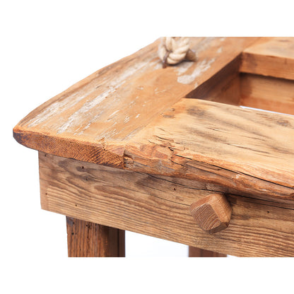 Lanterna in Legno di Maso h 80 cm. Candele-cereriasangiacomo