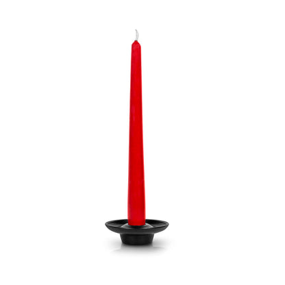 Portacandele rotondo in Ferro Nero per candele coniche Candele-cereriasangiacomo